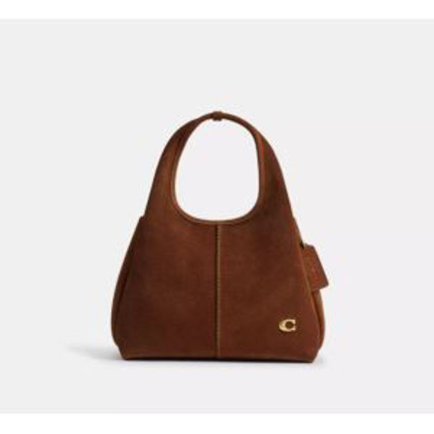 Picture of Suede Lana Shoulder Bag 23 - Warm Brown