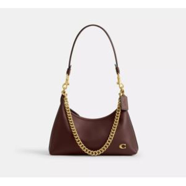 Picture of Glovetanned Leather Juliet Shoulder Bag 25 - Maple