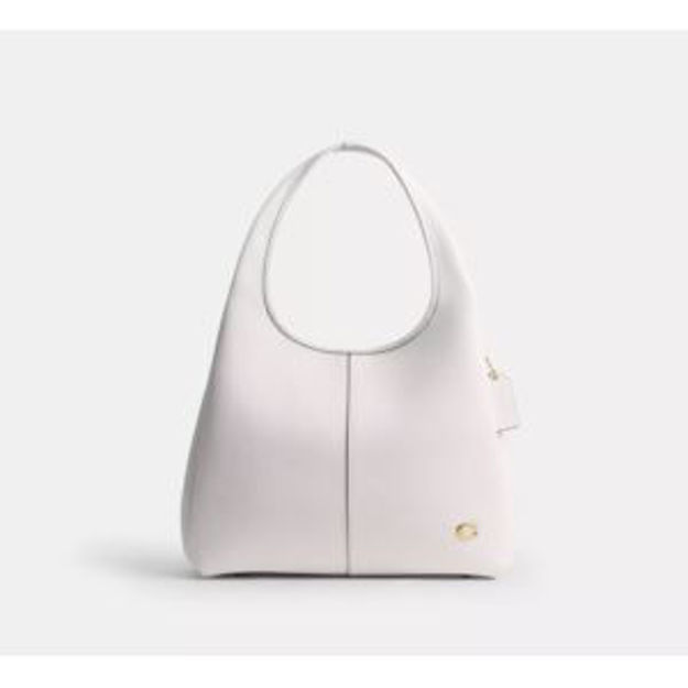 Picture of Polished Pbl Lthr Lana Shoulder Bag - Chalk