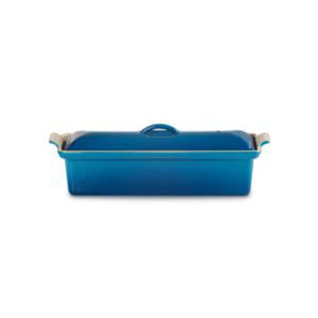 Picture of 2qt Traditional Cast Iron Rectangular Pate Terrine Marseille
