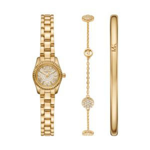 Picture of Ladies Lexington Gold-Tone Stainless Steel Watch & Bracelet Gift Set