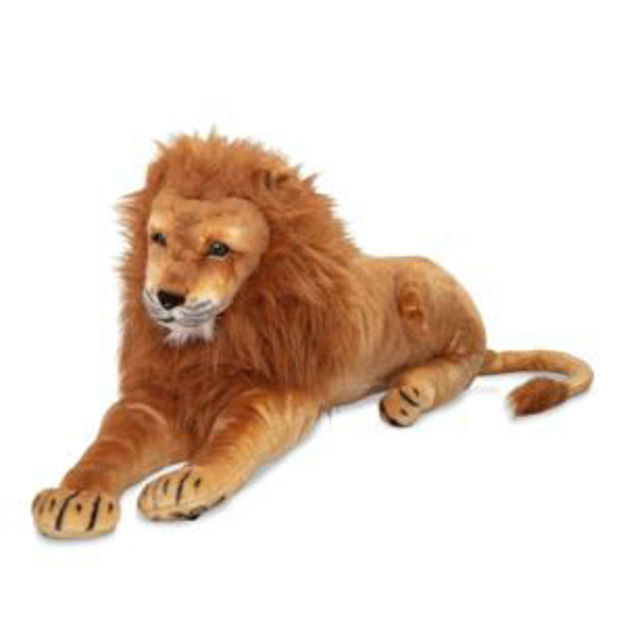 Picture of Giant Lion Stuffed Plush Animal Ages 3+ Years