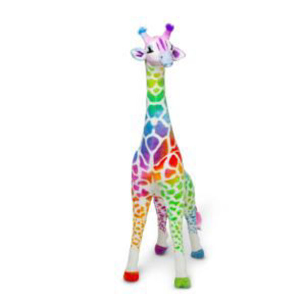 Picture of Giraffe Rainbow Stuffed Plush Animal Ages 3+ Years