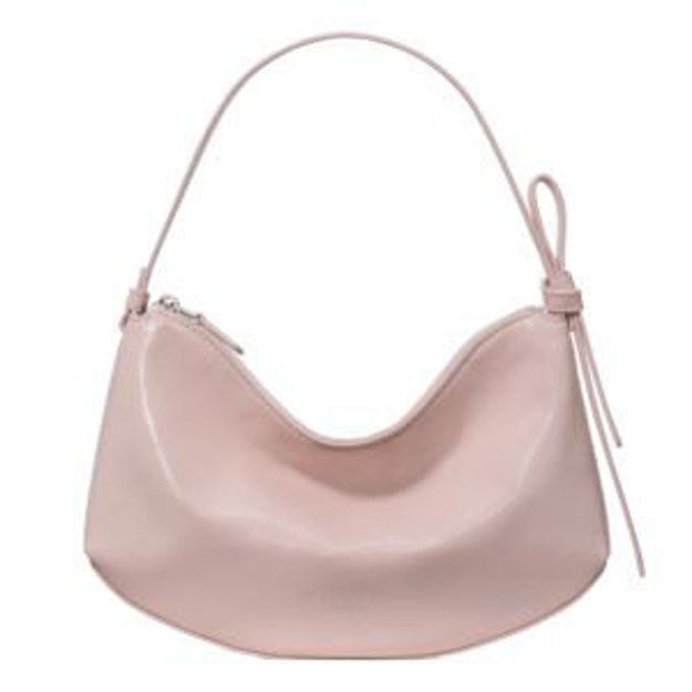Picture of Loop Crinkle Patent Shoulder Bag - Morning Beach