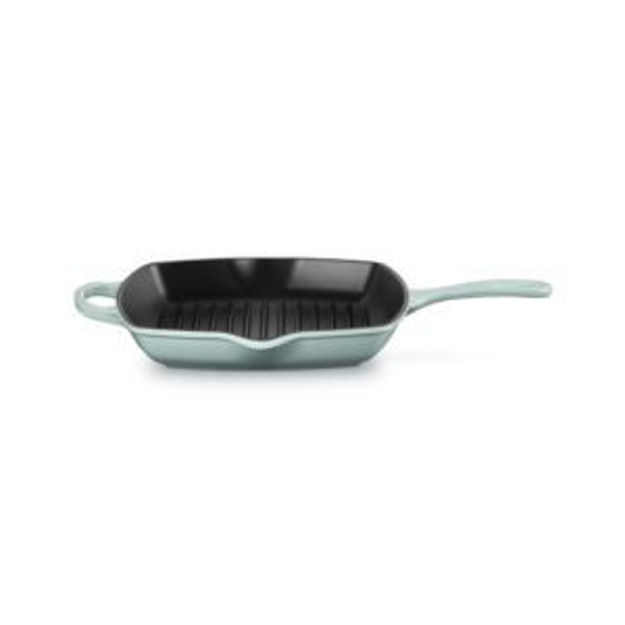 Picture of 10.25" Signature Cast Iron Square Skillet Grill Sea Salt