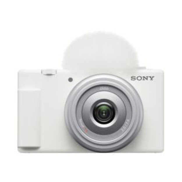Picture of ZV-1F Vlog Camera for Content Creators and Vloggers White