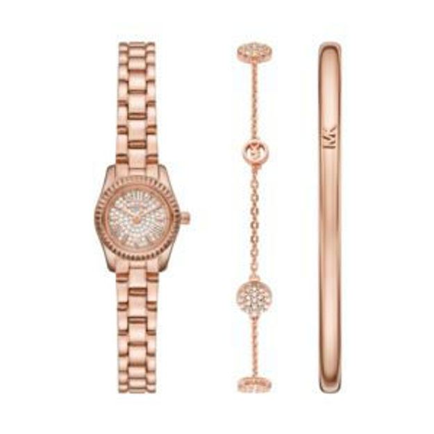 Picture of Ladies Lexington Rose Gold-Tone Stainless Steel Watch & Bracelet Gift Set