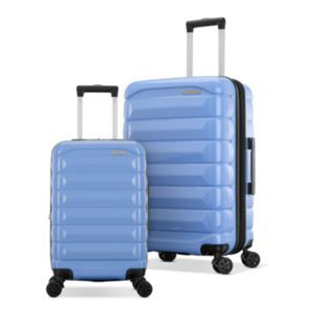Picture of Kontour 2pc Hardside Spinner Set - Carry-On/Medium Cornflower Blue