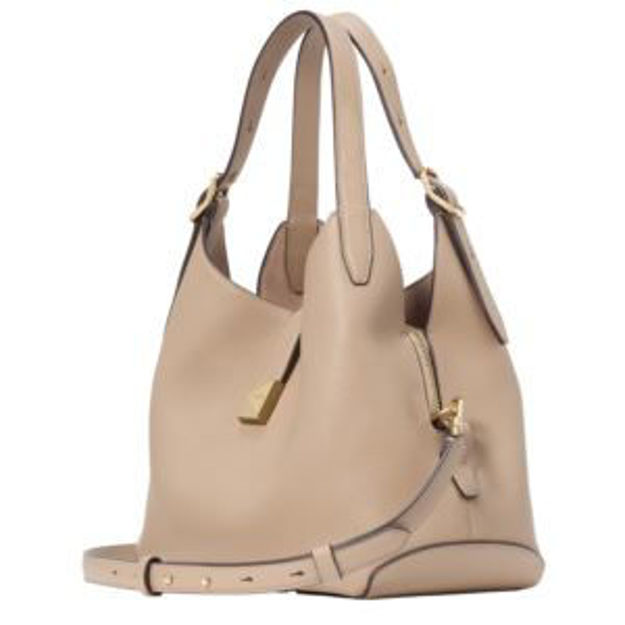 Picture of Deco Medium Crossbody Tote - Timeless Taupe