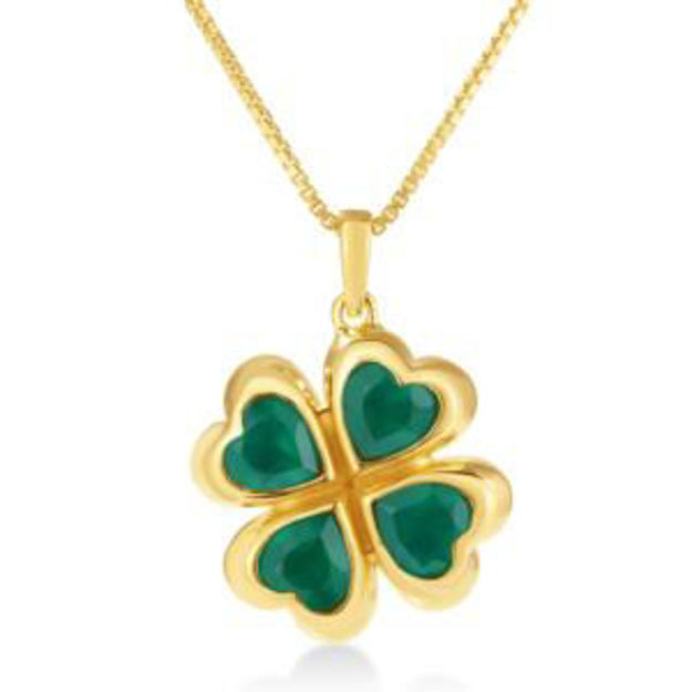 Picture of Lucky Clover Pendant Necklace