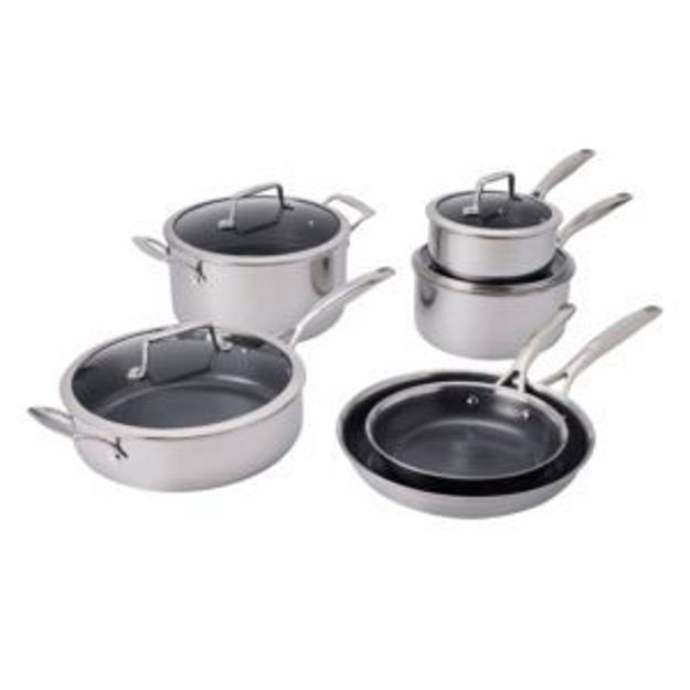 Picture of Paradigm Ceramic 10pc SS Dual Performance Cookware Set