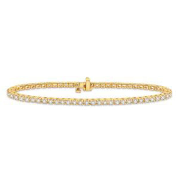 Picture of Diamond Tennis Bracelet Gold