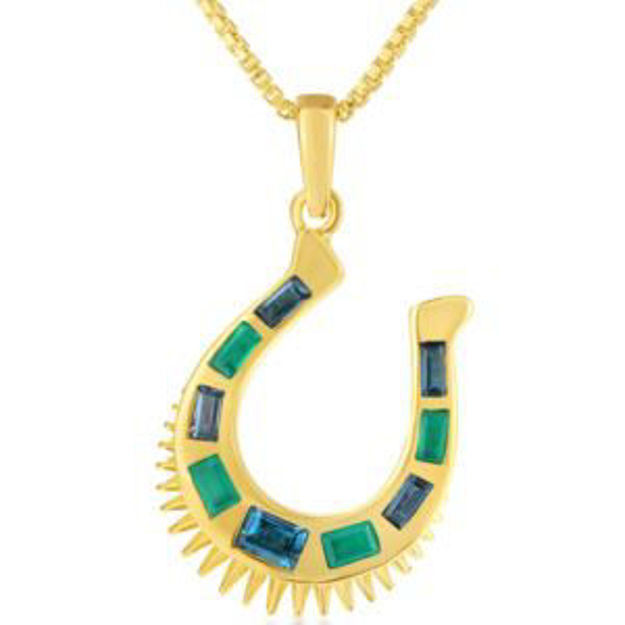 Picture of Lucky Horseshoe Pendant Necklace