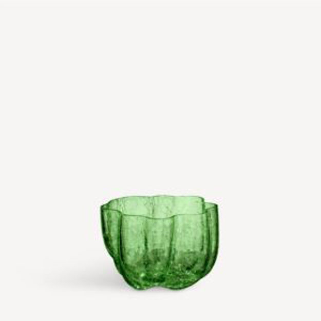 Picture of Crackle Bowl/Votive Green