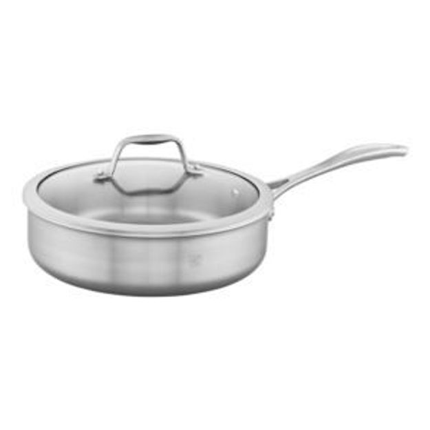 Picture of Spirit 3-Ply 3qt Stainless Steel Saute Pan w/ Lid