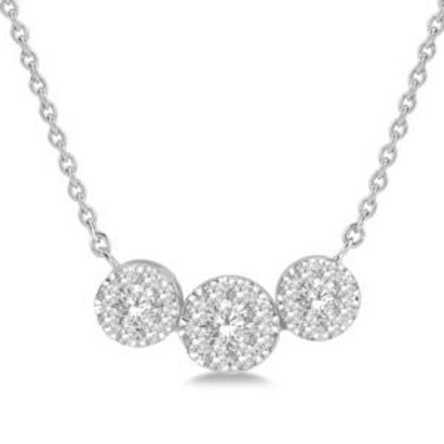Picture of Diamond Cluster Necklace