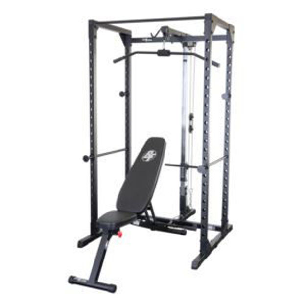 Picture of Best Fitness Power Rack w/Lat & Bench