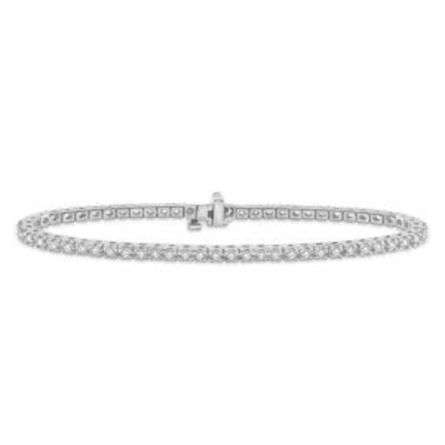 Picture of Diamond Tennis Bracelet Silver
