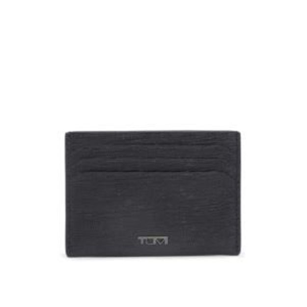 Picture of Nassau 6 Credit Card Slim Card Case - Black Embossed