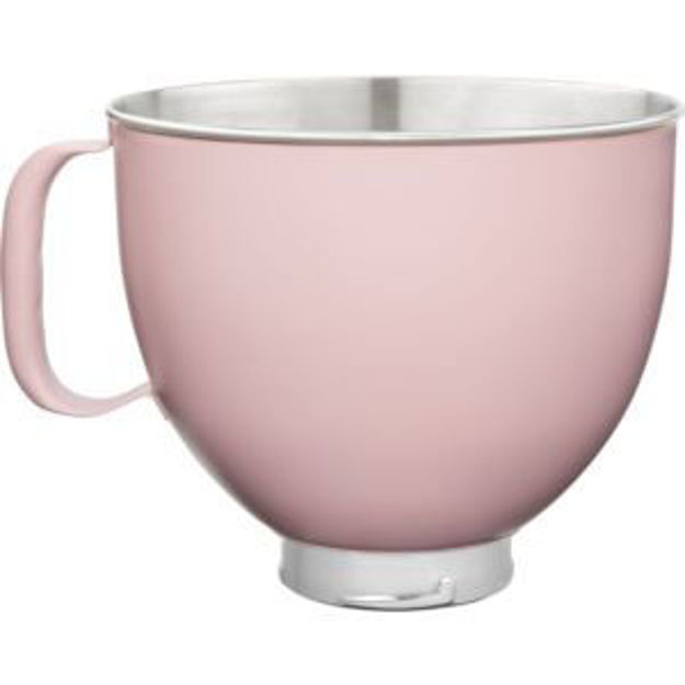 Picture of 5-Quart Tilt-Head Colorfast Finish Stainless Steel Bowl in Matte Dried Rose