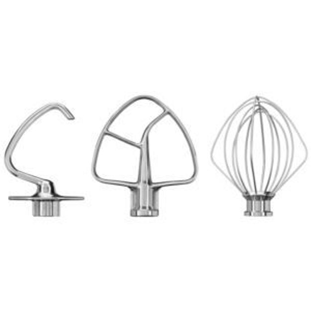 Picture of Stainless Steel 3 Piece Stand Mixer Head Attachment Kit