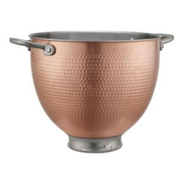Picture of KitchenAid 5 Quart Hammered Copper Bowl for Tilt-Head Stand Mixers