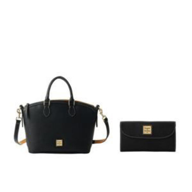 Picture of Lucca Domed Satchel and Continental Clutch Set