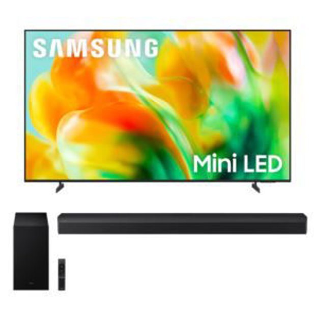 Picture of 65" Mini LED M80H 4K Samsung Vision AI Smart TV w/ 5.1Ch Soundbar & Subwoofer