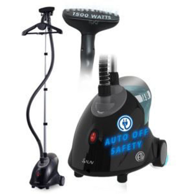 Picture of SALAV Smart Auto Off Upright Garment Steamer with Wheels & Descaler Maintenance Packet