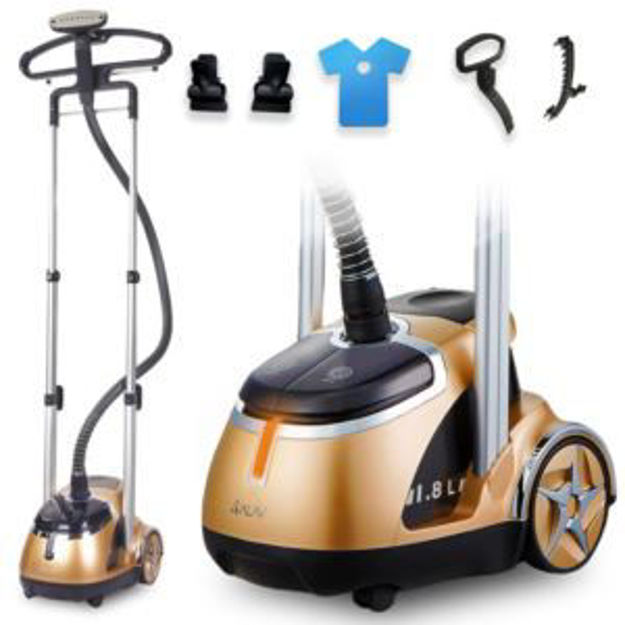 Picture of SALAV Limited Edition Pro Series Dual Bar Luxe Garment Steamer with Foot Pedals and Retractable Cord
