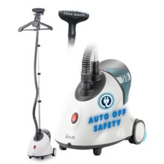 Picture of SALAV Smart Auto Off Upright Garment Steamer with Wheels & Descaler Maintenance Packet