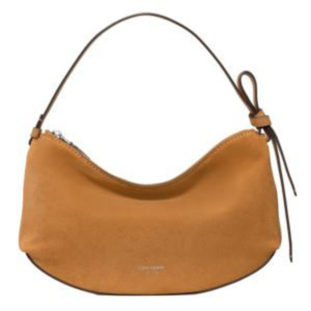 Picture of Loop Suede Shoulder Bag - Garden Soil