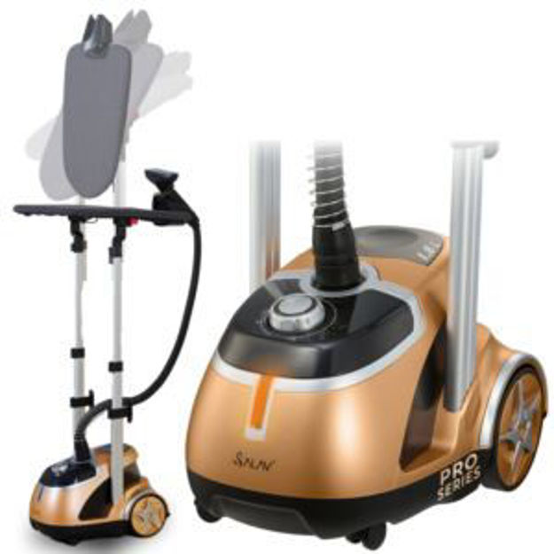 Picture of SALAV Professional Garment Steamer with Dual Bar and Pivoting Ironing Board