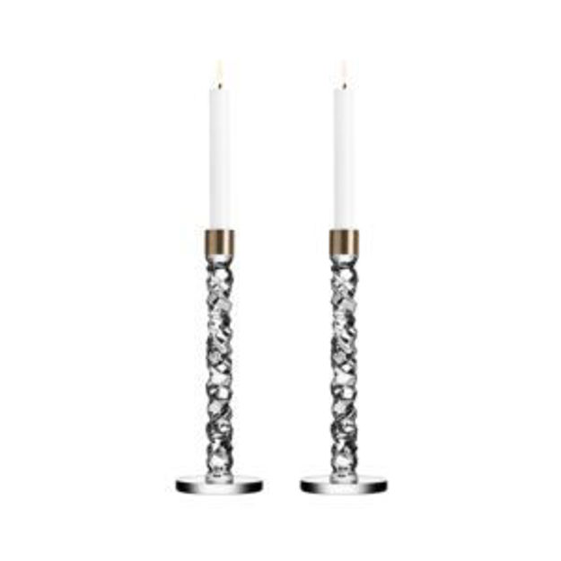 Picture of Carat Candlestick Pair Large Brass