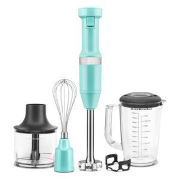 Picture of KitchenAid Variable Speed Hand Immersion Blender in Aqua