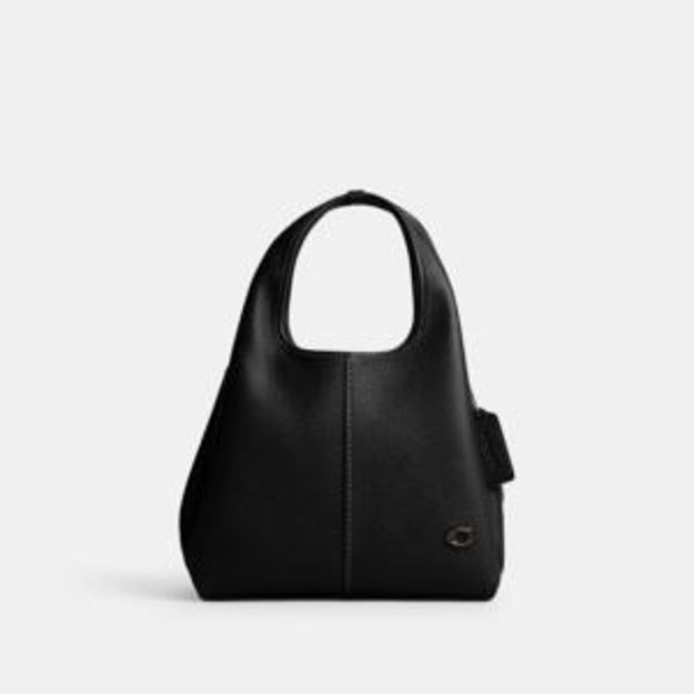 Picture of Pebble Leather Lana Shoulder Bag 23 - Black