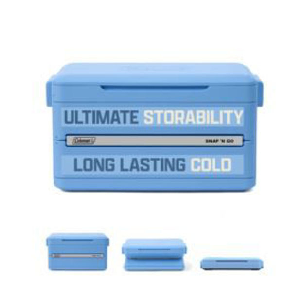 Picture of Snap N Go 45qt Collapsible Cooler Blue Sky