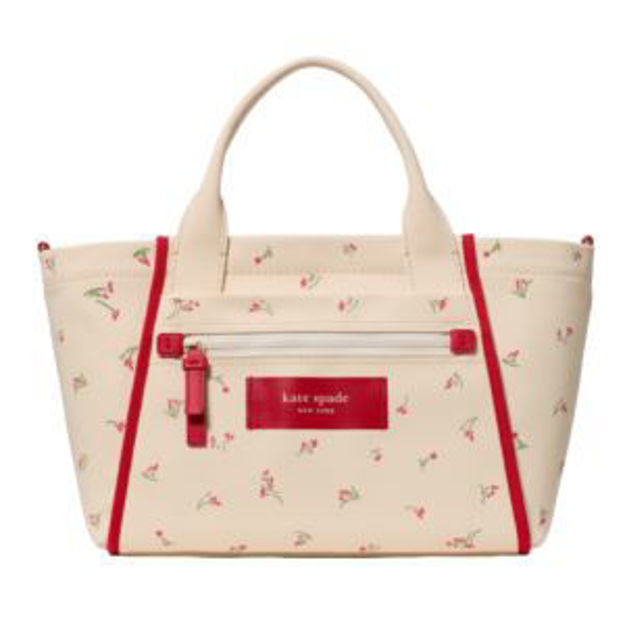 Picture of Dash Vibrant Buds Printed Canvas Medium Tote - Ceam Multi
