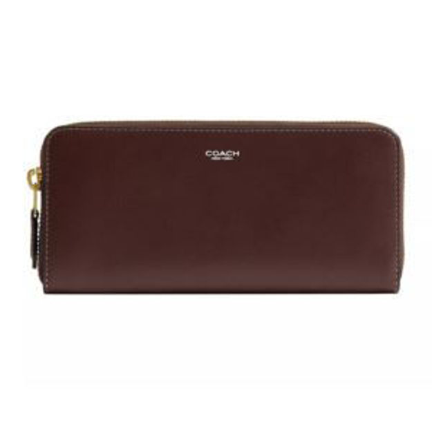 Picture of New York Slim Accordion Zip Wallet - Maple