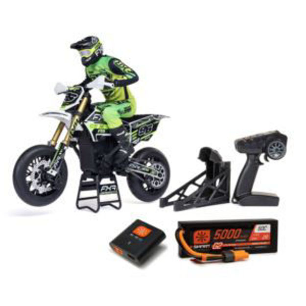 Picture of 1/4 Promoto-SM FXR Supermoto Motorcycle RTR White