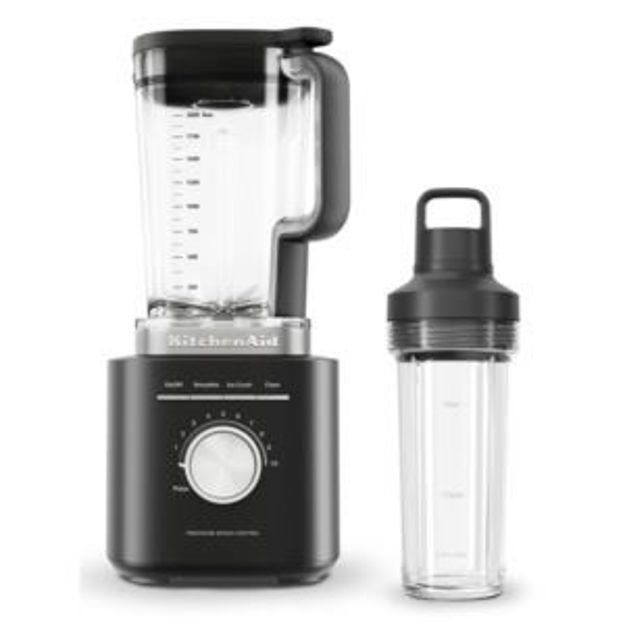 Picture of KitchenAid Pure Power Blender with Personal Blending Jar - Black Matte