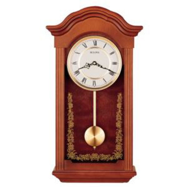 Picture of Baronet Mahogany Wall Chime Clock