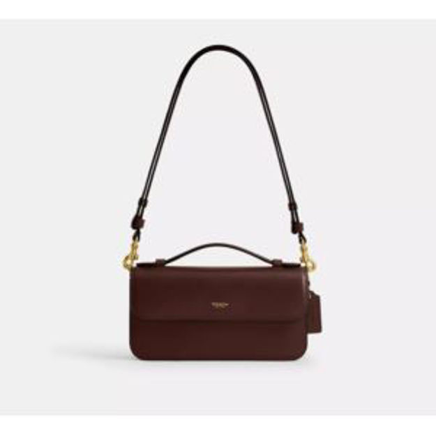 Picture of New York Elora Top Handle Crossbody Bag - Maple