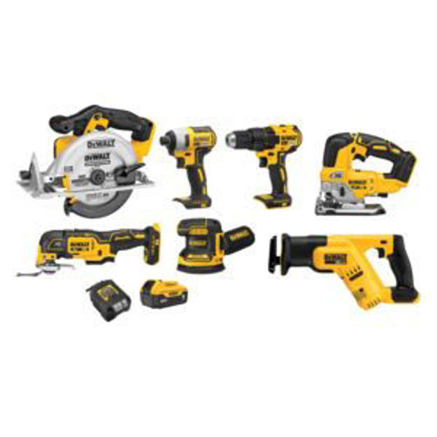 Picture of 20V MAX Cordless 7-Tool Combo Kit