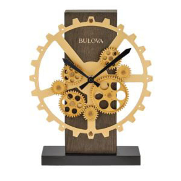 Picture of The Cog Master Gear Wood Table Clock