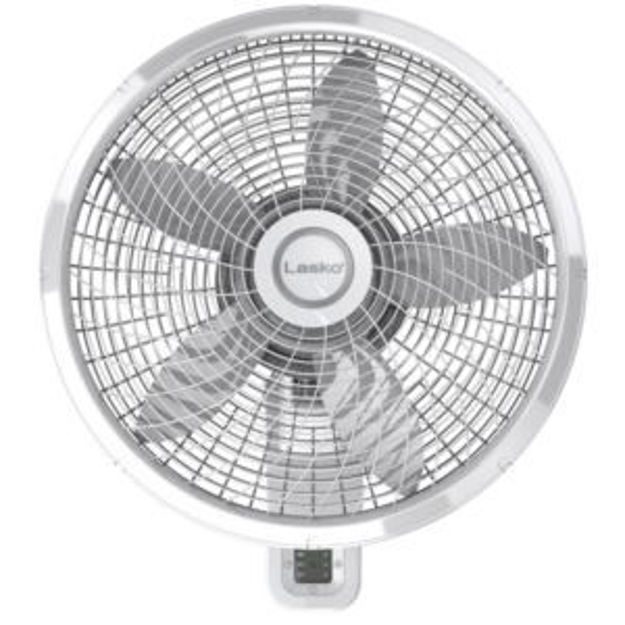 Picture of Lasko Oscillating Wall-Mount Fan with Remote