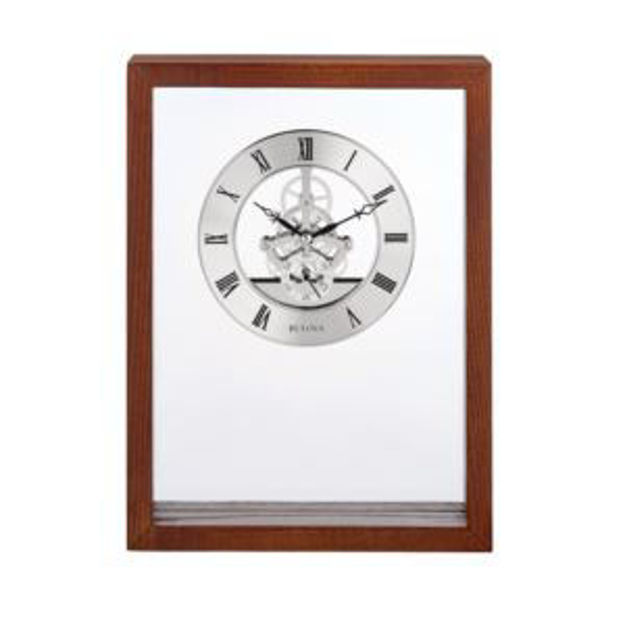 Picture of The Engraver Ash Wood Wall/Table Clock