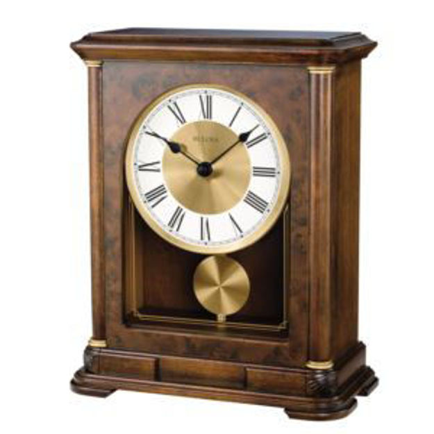 Picture of Vanderbilt Chiming Walnut Clock w/ Pendulum