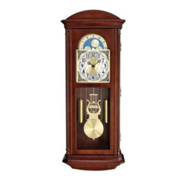 Picture of Litchfield Brown Cherry Wall Pendulum Clock