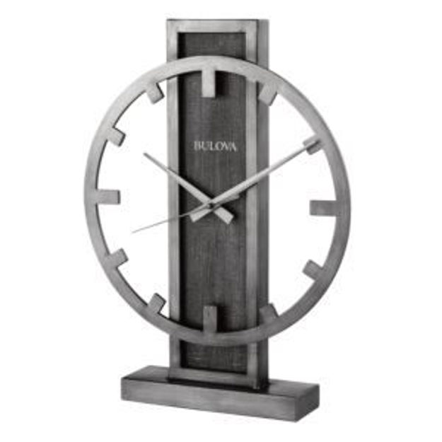 Picture of Silver Streak Table Clock